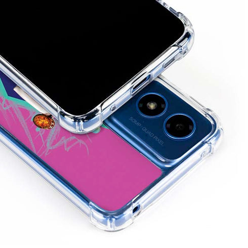 DC Comics Fierce Harley Quinn Moto G 5G (2024) Clear Case